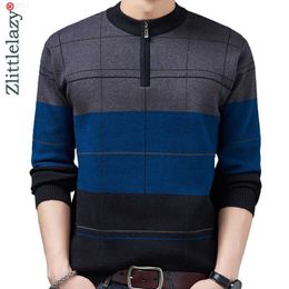 Men's Sweaters 2022 Casual Thick Warm Winter Zipper Knitted Pull Sweater Men Wear Jersey Dress Pullover Knit Mens Sweaters Male Fashions 02149 L230719