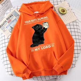 Men's Hoodies Your BuNapkins My Lordprinting Sport Fashionsweatshirt Vintage Hat Rope Streetwears Casual O-Neck Hoodie Mens