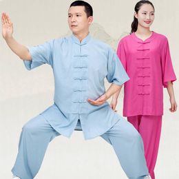 Ethnic Clothing Clothes Men's Women's Costume Loungewear 3XL Chinese Traditional Tang Suit Unisex Tai Chi Martial Arts Practise
