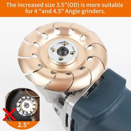 Storage Bags 4 Pcs Wood Grinding Wheel For Inch Or 1/2 Angle Grinder Shaping Disc Attachment Carving