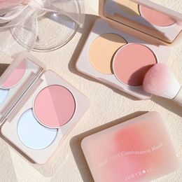 Blush JUDYDOLL Dual-color Combination Blush Expansion Convergence Blend Nude Makeup Blush Natural Brighten Skin Tone Makeup Palette 230718