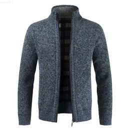 Men's Sweaters Sweater Men Autumn Winter Cardigan Sweater Coats Male Thick Fleece Mens Sweater Jackets Casual Knitwear Clothing M-4XL MY273 L230719