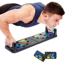 Push Up Rack Board Foldable Multifunctional Push Up Rack Board Home Workout Abdominal Muscle Exercise Equipment211B