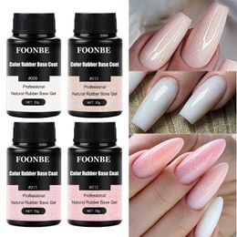 Nail Treatments White shiny Colour rubber based gel 35g nail supplies used for professional shiny pink camouflage Colour coating soap gel nail polish 230718