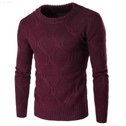 Men's Sweaters Men Casual Vintage Style Sweater Wool Warm Cotton Knitting Pullovers Korean Fashion winter O-Neck Slim Fit Casual Solid Sweater L230719