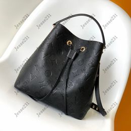 10A designer bag Women Genuine Leather NEONOE MM bucket bag Shoulder bags Embossing totes Crossbody Bag Handbags Tote bag Wallets backpack with Original Box 26cm