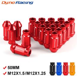 Dynoracing Billet Aluminium Racing Wheel Lug Nuts M12X1 5 M12X1 25 for Honda for Ford for Toyota 20pcs set287Z