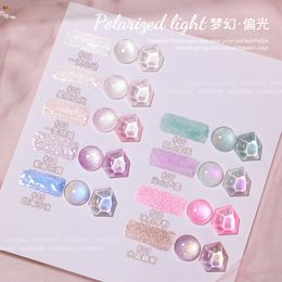 Nail Polish Highlight series gel polishing diamond flash gel semi permanent holographic soap UV gel varnish DIY nail art 230718