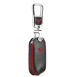 Car Key bag case for kia stinger 2018 2019 3 button leather key cover key2s188n