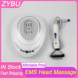 Electric Micro Current Massage Comb Microcurrent EMS Head Meridian Massager Anti Hair Loss Physiotherapy Red Light Nourish Scalp Vibration Brush