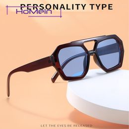 Sunglasses Retro Fashion Punk Women Square Double Bars Sun Glasses Men Classic Vintage Goggles UV400 Outdoor Shades Eyewear