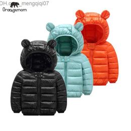 Coat Cute baby girl jacket baby boy light coat eared Hoodie spring girls' clothes baby children's clothes Z230719