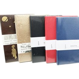 Luxury Branding Paper Products Leather Cover Notepads Agenda Handmade Note Book Classical Notebook Periodical Diary Advanced Desig2172