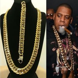 SOLID 14K YELLOW GOLD FINISH STAINLESS STEEL MIAMI CUBAN LINK CHAIN & BRACELET228v