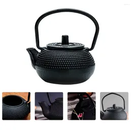 Dinnerware Sets Tea Teapot Kettle Iron Pot Cast Japanese Mini Infuser Water Loose Pots Tetsubin Stove Vintage Stovetop Metal Chinese Pretend