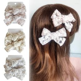 Hair Accessories Baby Headband Flowers Lace Band For Girls Princess Accessorie Infant Toddler Head Wrap Hairpin Tieback Gifts