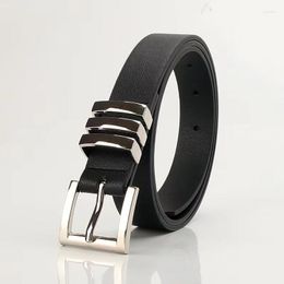 Belts 2023 Belt Women Korean Version Decoration With Jeans Black All-in-one Fashion High Sense Coffee