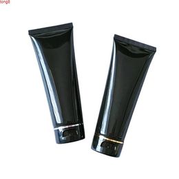 30pcs 100ml 200ML black Plastic Soft Tubes Empty Cosmetic Cream Emulsion Lotion Packaging Containershigh qty290M