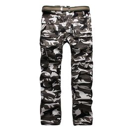 mens new arrival camo pants stylish slim elastic waist trousers navy blue green black camouflage size 2840 with high quality jeans180Z