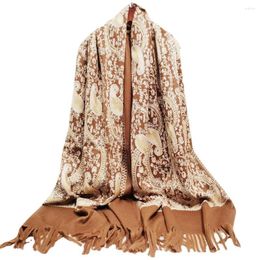 Scarves Plus Size Shawl Pashmina For Women Cashmere Blend Bufanda Ethnic Style Blanket Scarf Lady Autumn Winter Echarpes