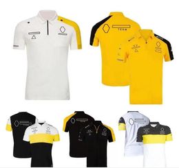 New F1 Racing Polo Shirt Summer Short Sleeve Lapel Body Shirt Same Style Customized