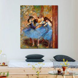 Figurative Art Blue Dancers Ii Edgar Degas Handcrafted Oil Paintings Romantic Artwork Perfect Wall Decor for Living Room