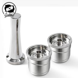 Coffee Philtres iCafilas Reusable illy Coffee Capsule 304 Stainless Steel Rich Cream Compatibility illy X7 illy Y3 illy Y5 230718