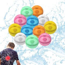 Sand Play Water Fun Reusable Balloon Magnetic Soft Silicone Gel Splash Ball Summer Outdoor Party Games Gifts 230718