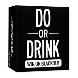 Wholesales Do or Drink Win or Blackout Party Card Game Fun Drinking Adults Board Game Night Girls Night Bachelorette Party Couples Drinking Game