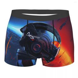 Underpants Helmets Mass Effect Asari Game Cotton Panties Men's Underwear Ventilate Shorts Boxer Briefs