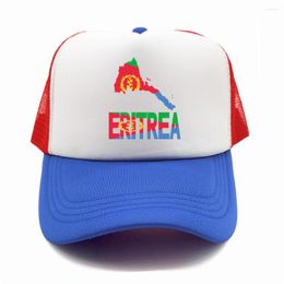 Ball Caps Eritrea Trucker Cap Summer Men Cool Flag Country Hat Baseball Unisex Outdoor Mesh Net