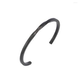 Bangle High Quality Minimalist Titanium Men Stainless Steel Open Cuff Mobius Strip Bracelets & Bangles For Women Lovers Jewelry