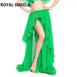 Stage Wear Sexy Belly Dancing Skirt Split Big Swing Dance For Women Costume Class Training Dress Practise Clothes 6802