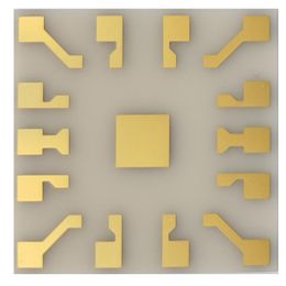Aluminum Nitride Alumina Substrate Ceramic Circuit Chip Frame Holder Chip Carrier266j