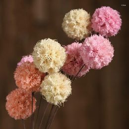 Decorative Flowers 1pcs Handmade Dried Hydrangea Floral Bouquet Decorate For Party Wedding Decoration Home Decore Real H85 Cm