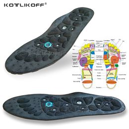 Shoe Parts Accessories Orthopedic Insoles Magnetic Therapy For Shoes Arch Support Foot Magnet Reflexology Acupuncture Pain Relief 230718