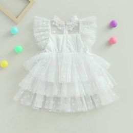 Girl's Dresses MA BABY 9M-5Y Kids Baby Girls Dress Princess Toddler Children Tulle Birthday Party Wedding Dresses For Girls Summer