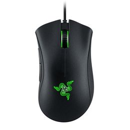 Razer DeathAdder Chroma 10000DPI Gaming Mouse-USB Wired 5 Buttons Optical Sensor Mouse Razer Mouse Gaming Mice With Retail Package2921