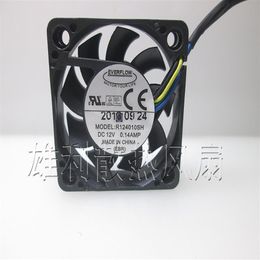 Original EVERFLOW R124010SH 12V 0 14A 4CM 4010 4 wires cooling fan232V