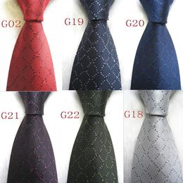 Men Classic Silk Tie Fashion Slim Mens Ties Narrow Business Mens Jacquard Woven Necktie 7 5cm314G