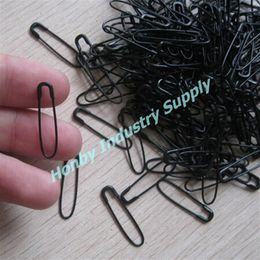 Pack of 1000 pcs 22mm Glossy Plated Black Coiless U Shape Safety French Pin 275T