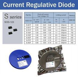 CRD Current regulative diode S-301T S-501T S-701T S-102T S-152T S-202T S-272T S-352T SOD-123 applied to sensors instrumentatio192v