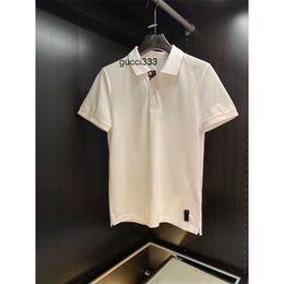 Top Double Neck fendyly Bottom Simple ff Printed Polo 30% POIO T-shirt Short O Half Sleeve Zhigu Shirt Men's Fashion Style
