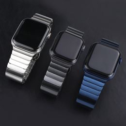 Stainless Steel Strap For Apple Watch Band 7 8 45mm 41mm Butterfly Link Bracelet IWatch Ultra 49mm 6 SE 5 44mm 40mm Accessories