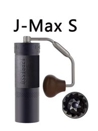 Manual Coffee Grinders 1Zpresso JMax Manual Coffee Grinder Portable Mill 48mm Stainless Steel Burr 230718