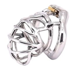 Ball Cage Erotic Urethral Lock Small Male Chastity Device Stainless Steel Chastity Belt for Men Intimate Toys Sex Goods