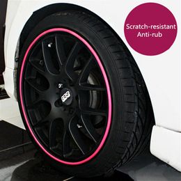 Protective Ring For Car Wheels Coiler Modified Wheel Protection Tire Rims Trim Scuff Scratch Crash Protection Bars270T