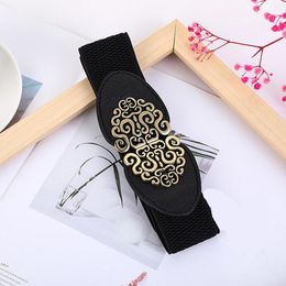 Belts Women's Korean Style Fashion All Retro Metal Square Buckle Belt Simple Decorative Mens Leather Size 36