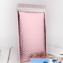 Rose Gold Bubble Envelope Package Bag Rose Gold Foil Shockproof Bubble Mailer Gift Packaging Wedding Favor Bag Multisize278h