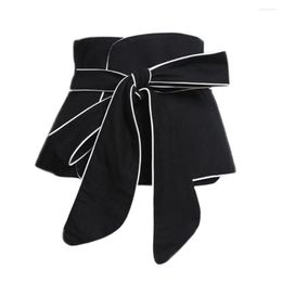 Belts Women Wide Waist Belt Wrap Tie Flare Pelpum Obi For Shirt Dress